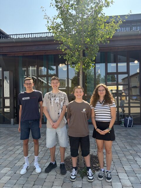 Tutorinnen und Tutoren des Netpiloten-Projekts an der Realschule Peißenberg